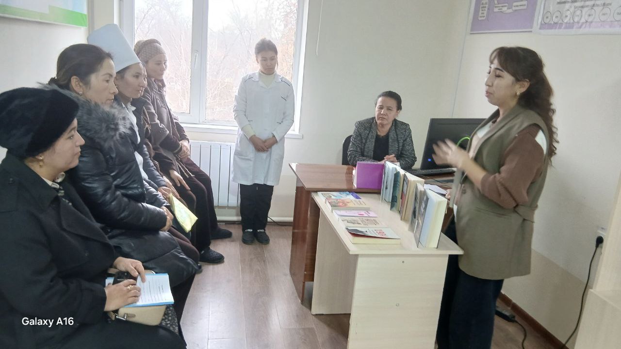 Paxtakor tuman tibbiyot birlashmasiga  borib yangi kelgan kitoblarning  targ'iboti o'tkazildi.