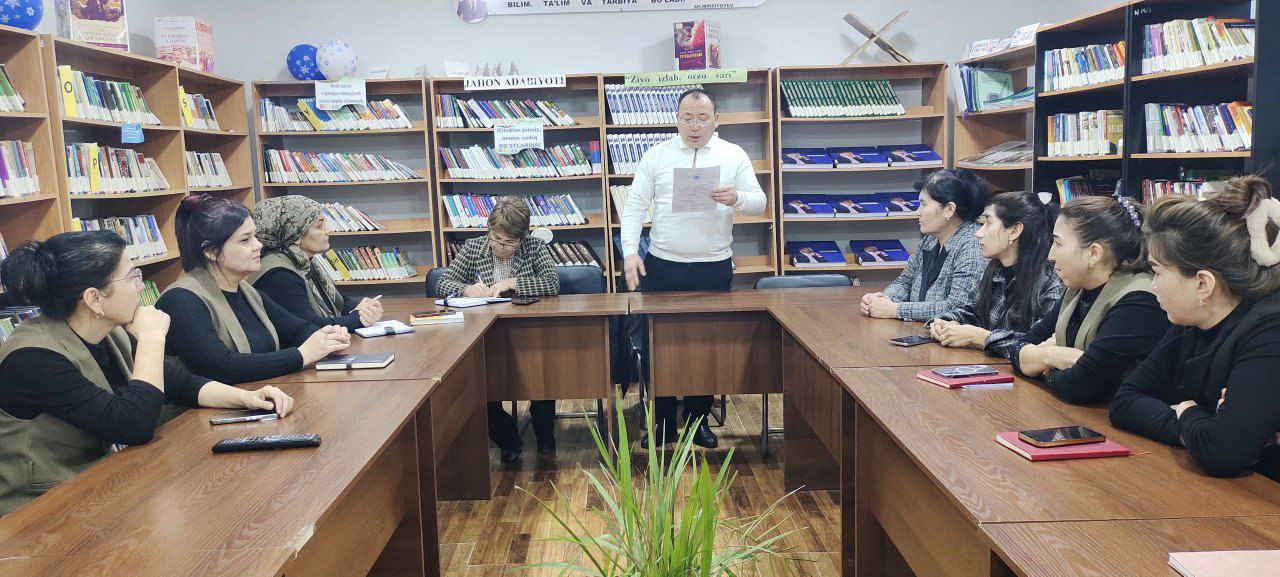 “Siyosiy-ma’rifat soati” bo‘lib o‘tdi.