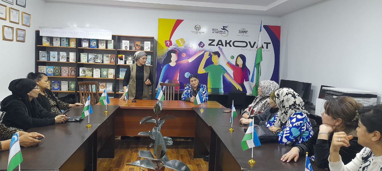 ”Ayol baxtli bo’lsa jamiyat baxtlidir” shiori ostida "Onalar  bilan  bir  kun"  nomli Onalar kuniga bag’ishlangan ma’naviy va ma’rifiy tadbir bo’lib o’tdi.