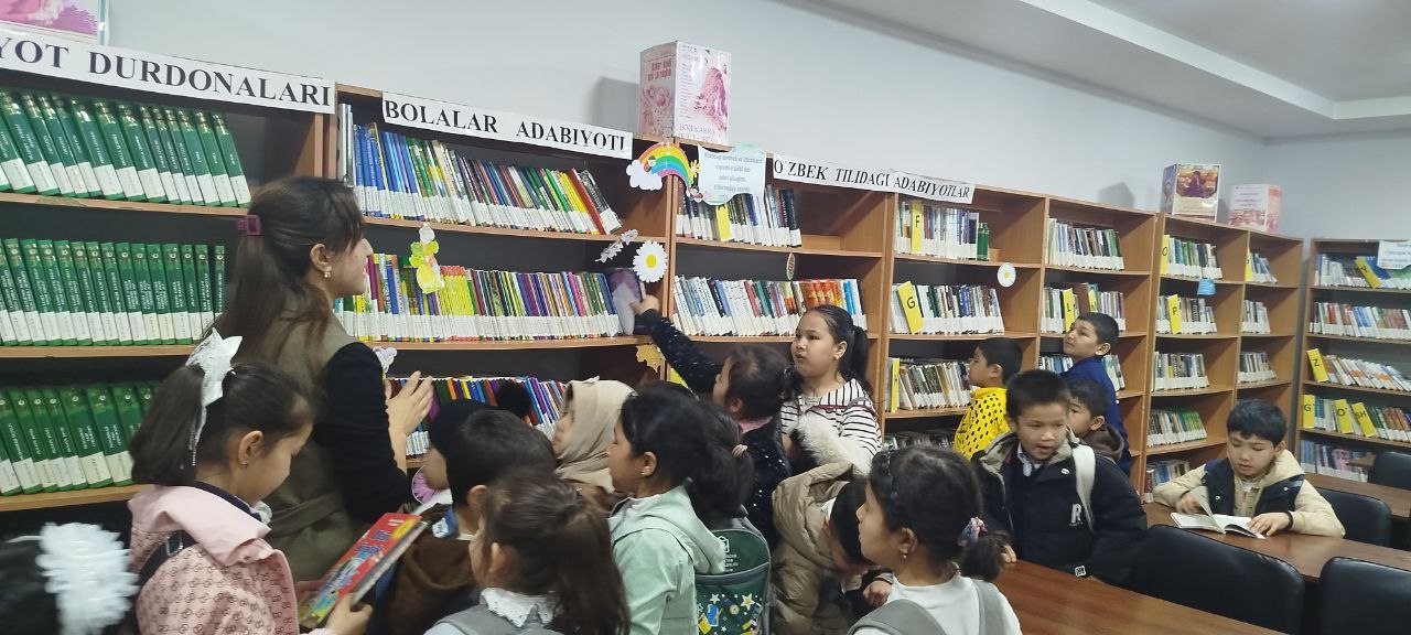 "Sirli kutubxona"shiori ostida sayohat tashkil etildi.