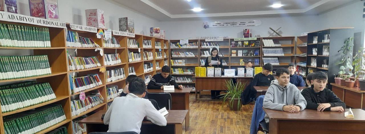 ”So’z mulkining sultoni-Alisher Navoiy” shiori ostida Zakovat intelektual o'yini tashkil etildi.