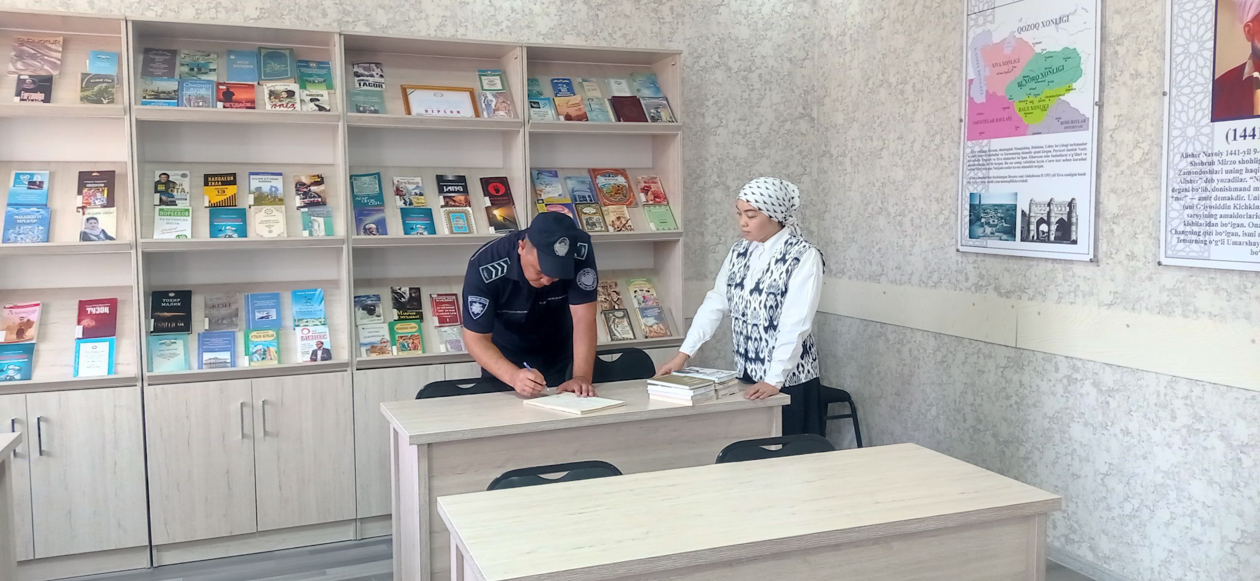 "Ko'chma kutubxona" xizmati tashkil etildi.