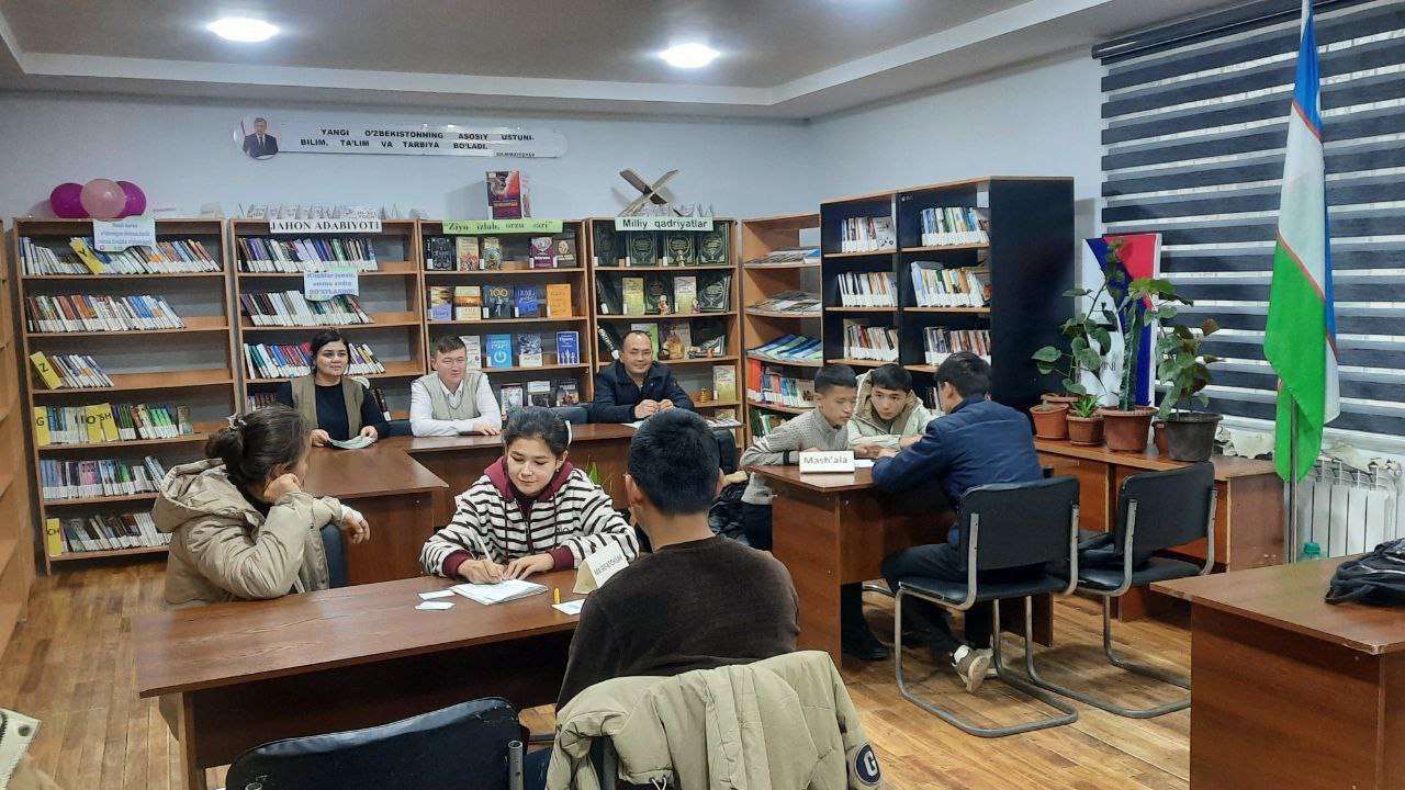 ”Huquq va Tartib” mavzusida zakovat intelektual o’yini bo'lib o'tdi .