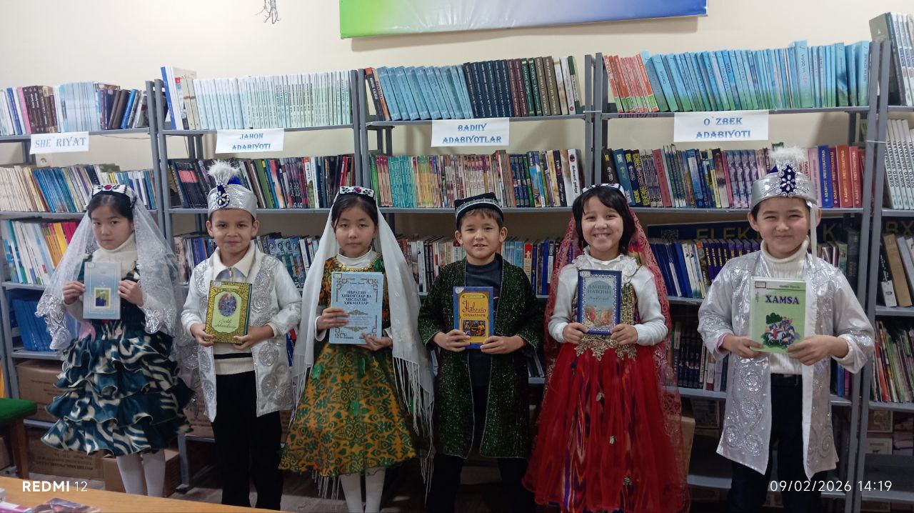 Alisher Navoiy bobomizning 585 yilligi munosabati bilan "Buyuklarni yod etib" nomli davra suhbati boʻlib oʻtdi.