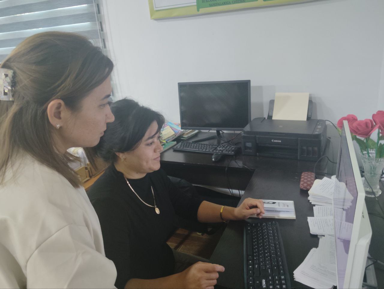 TAKM xodimlarining kompyuter savodxonligini oshirish maqsadida mahorat darsi o'tkazildi.