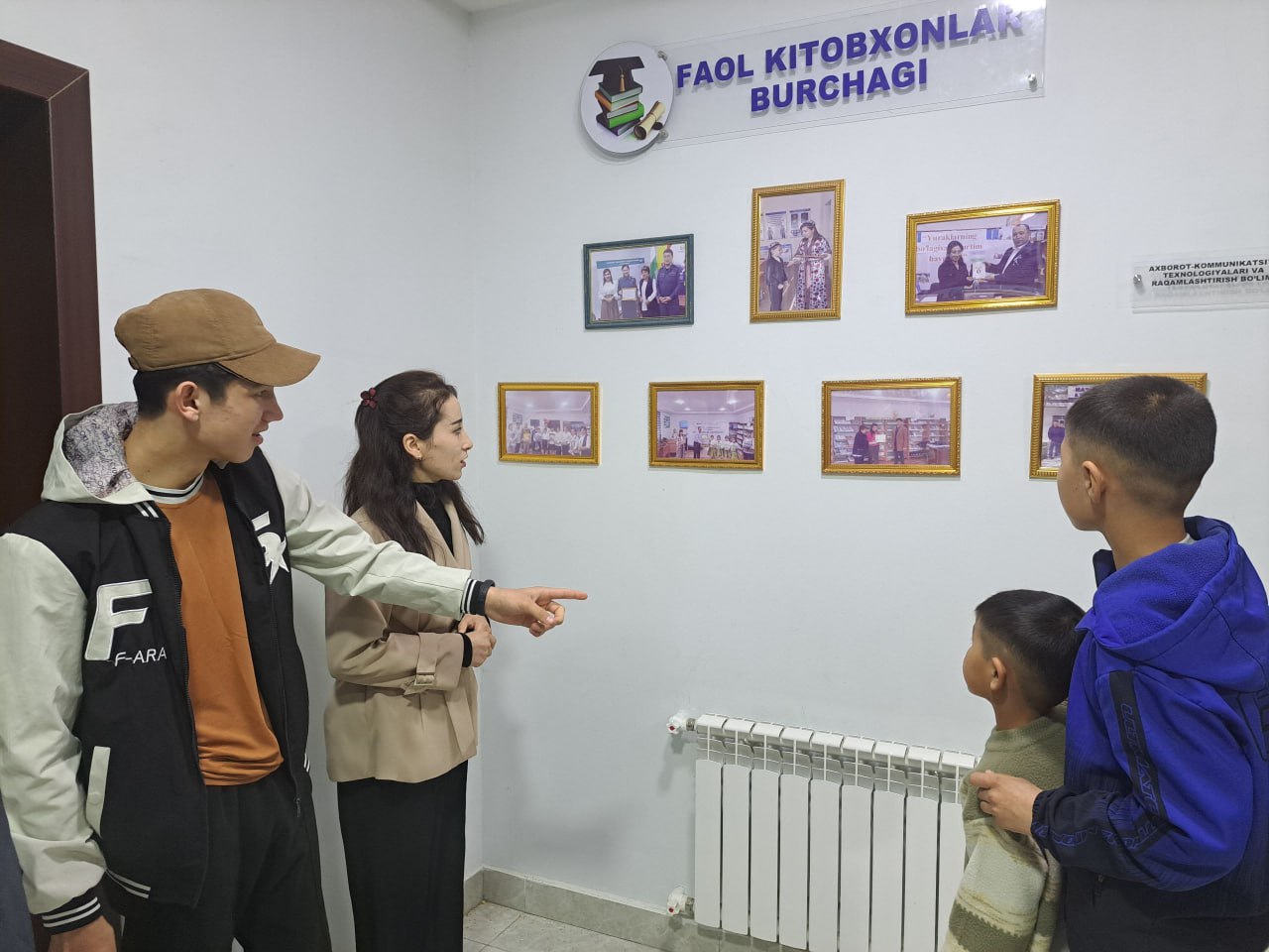 "Faol kitobxonlar" burchagini  kitobxonlarga tanishtirish ishlari amalga oshirildi.