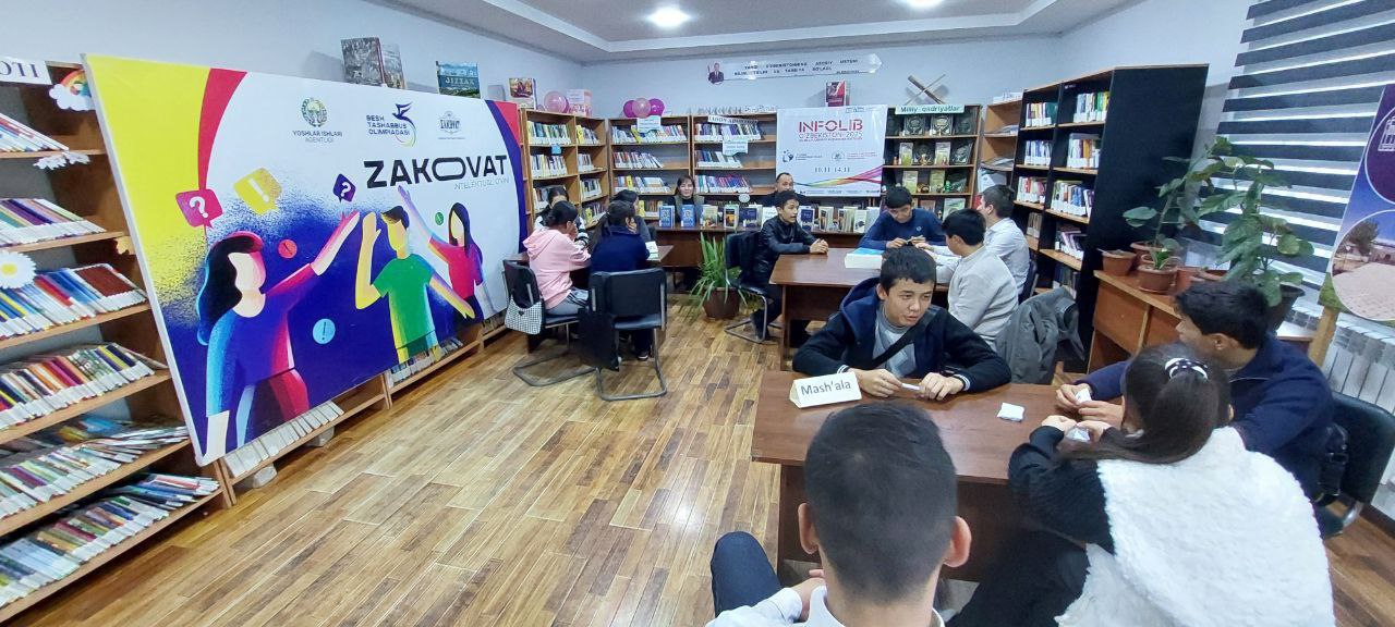 ”Yulduzli tunlardan ilhom, zakovatda yuksalish” shiori ostida zakovat intellektual o’yin tashkil etildi.