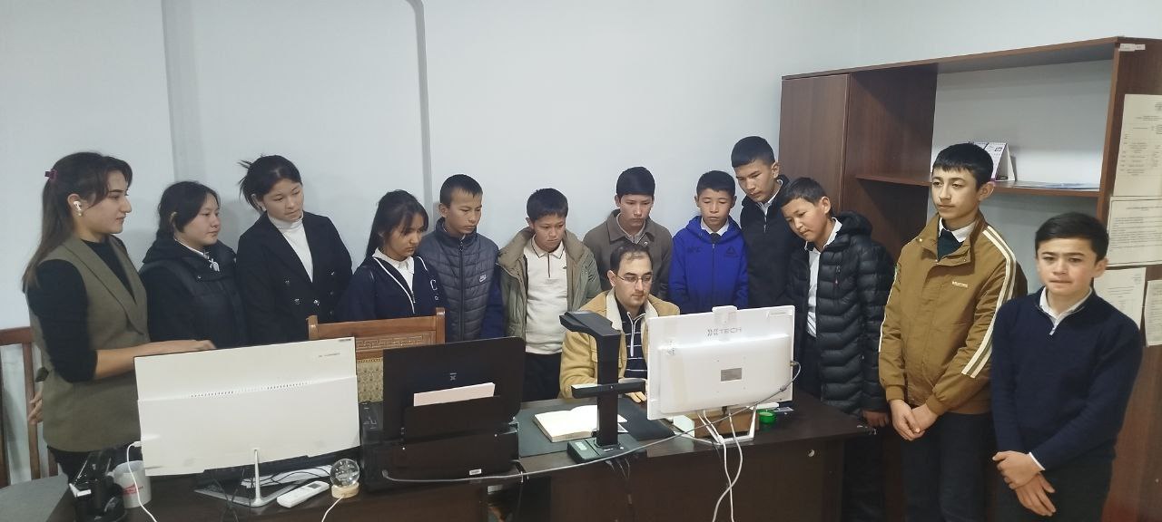 "Sirli kutubxona"shiori ostida sayohat tashkil etildi.