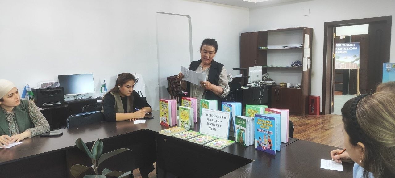 “Kitobxon ona” va “Kitobxon qiz” tanlovining mahalla bosqichi yuqori saviyada tashkil etildi.
