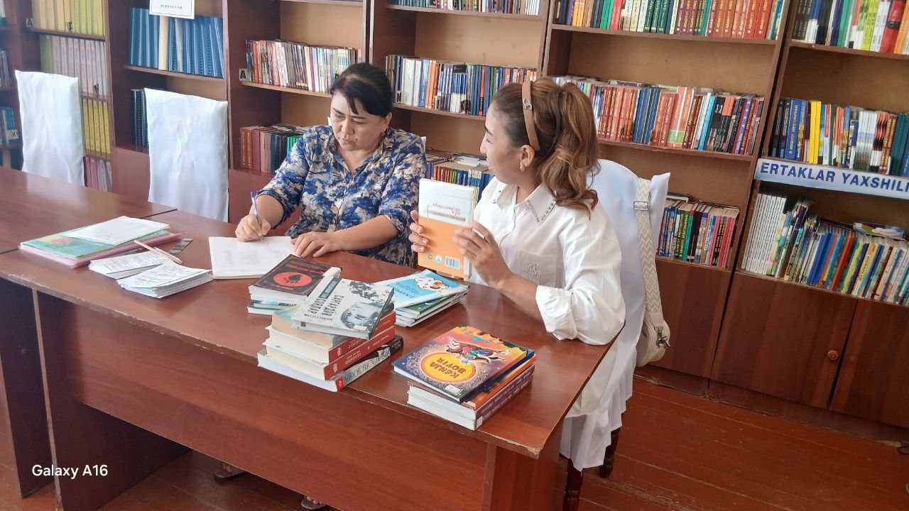"Ko'chma kutubxona" xizmati tashkil etildi.