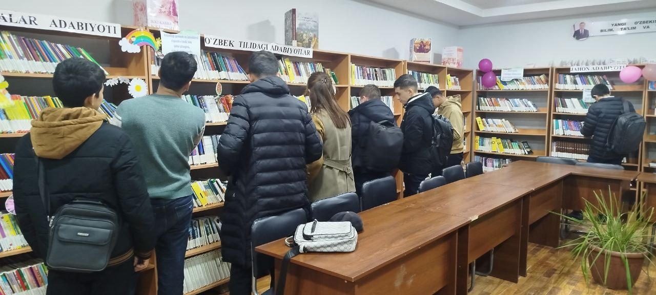 "Sirli kutubxona"shiori ostida sayohat tashkil etildi.